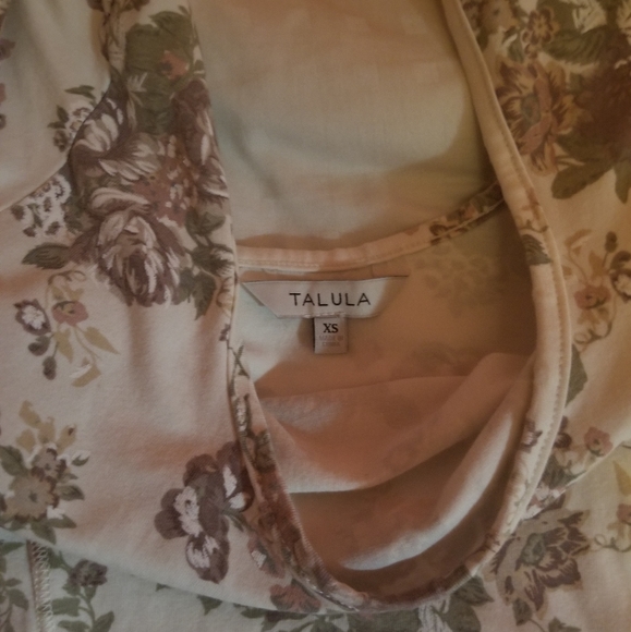 Talula summer short floral stretchy short dress - Picture 2 of 3